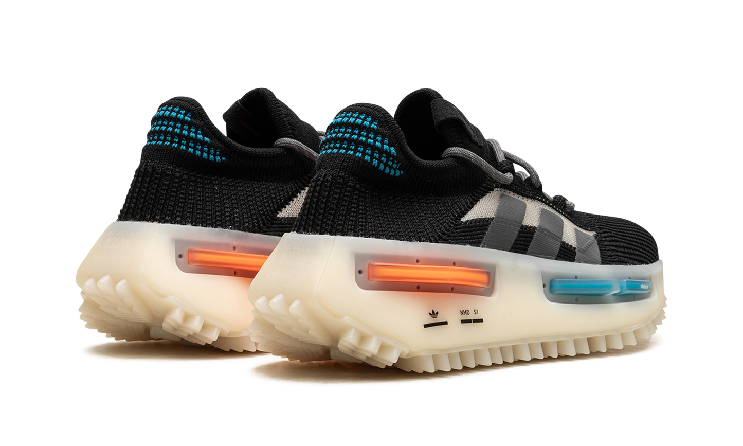 NMD S1 "Core Black / Blue / Orange"