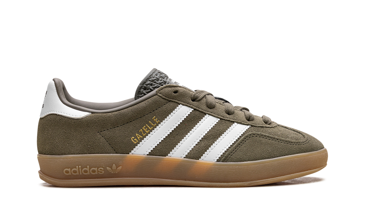 Gazelle Indoor "Olive Strata Cloud White Gum"