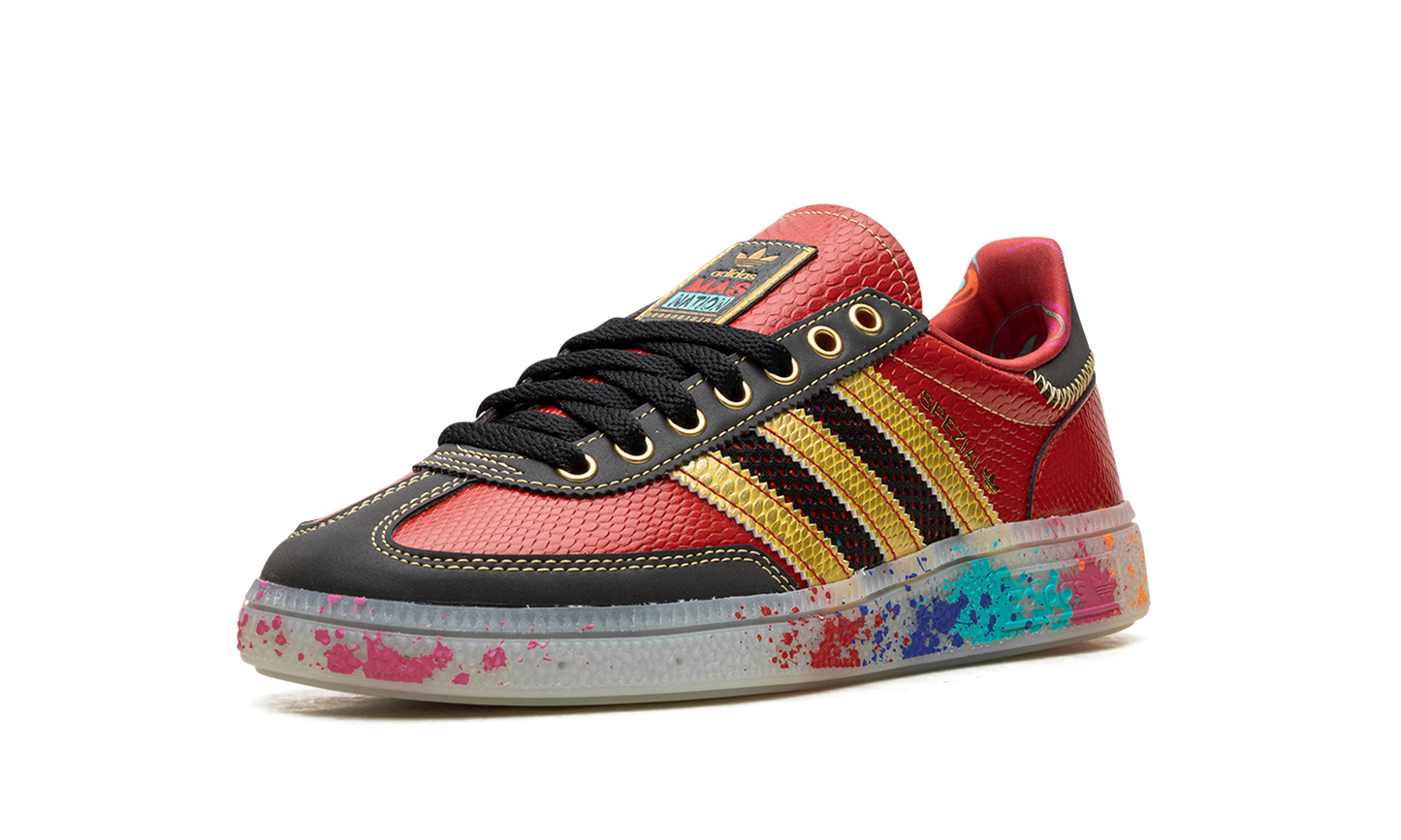 Handball Spezial "S.E.E.D. - Scarlet Gold Paint Splatter"