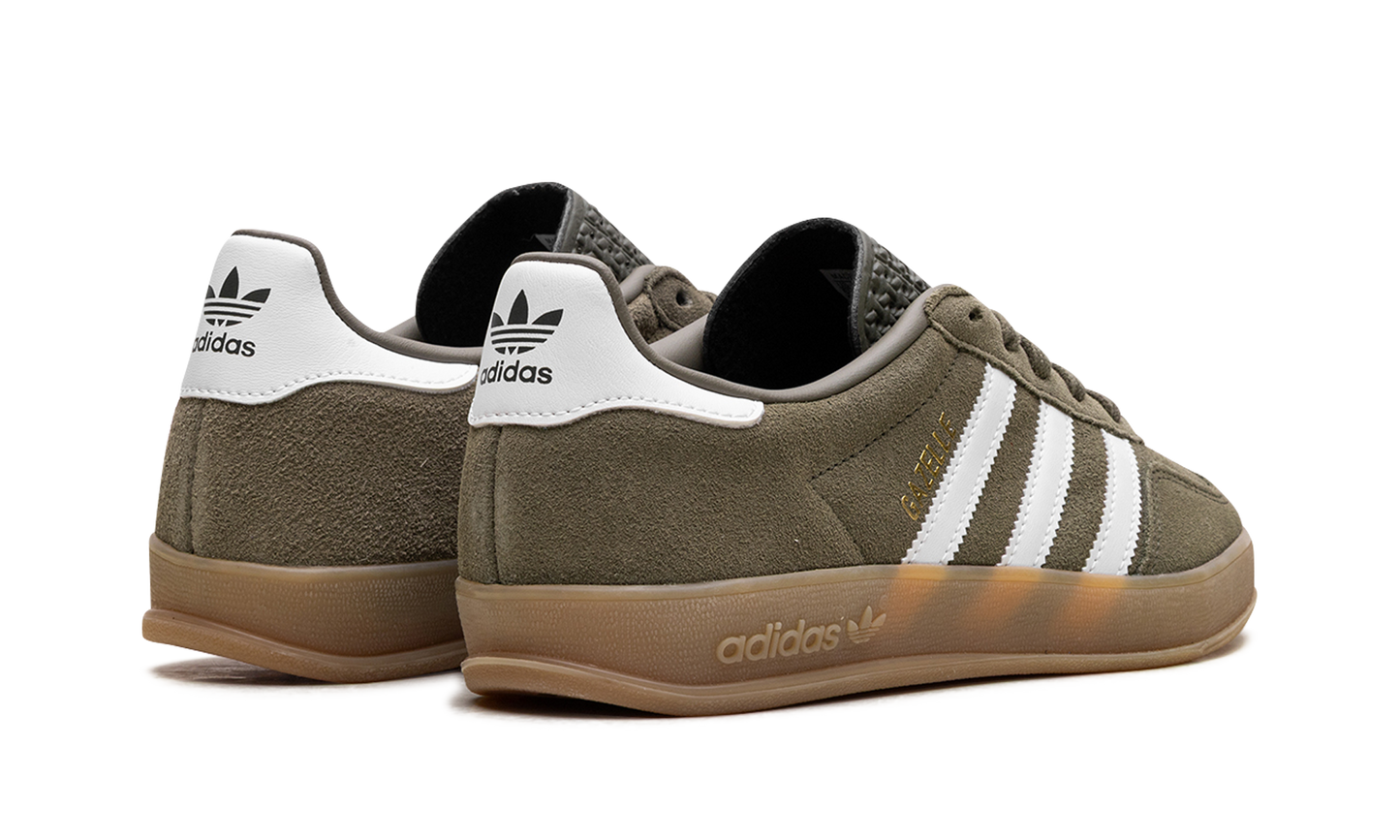 Gazelle Indoor "Olive Strata Cloud White Gum"