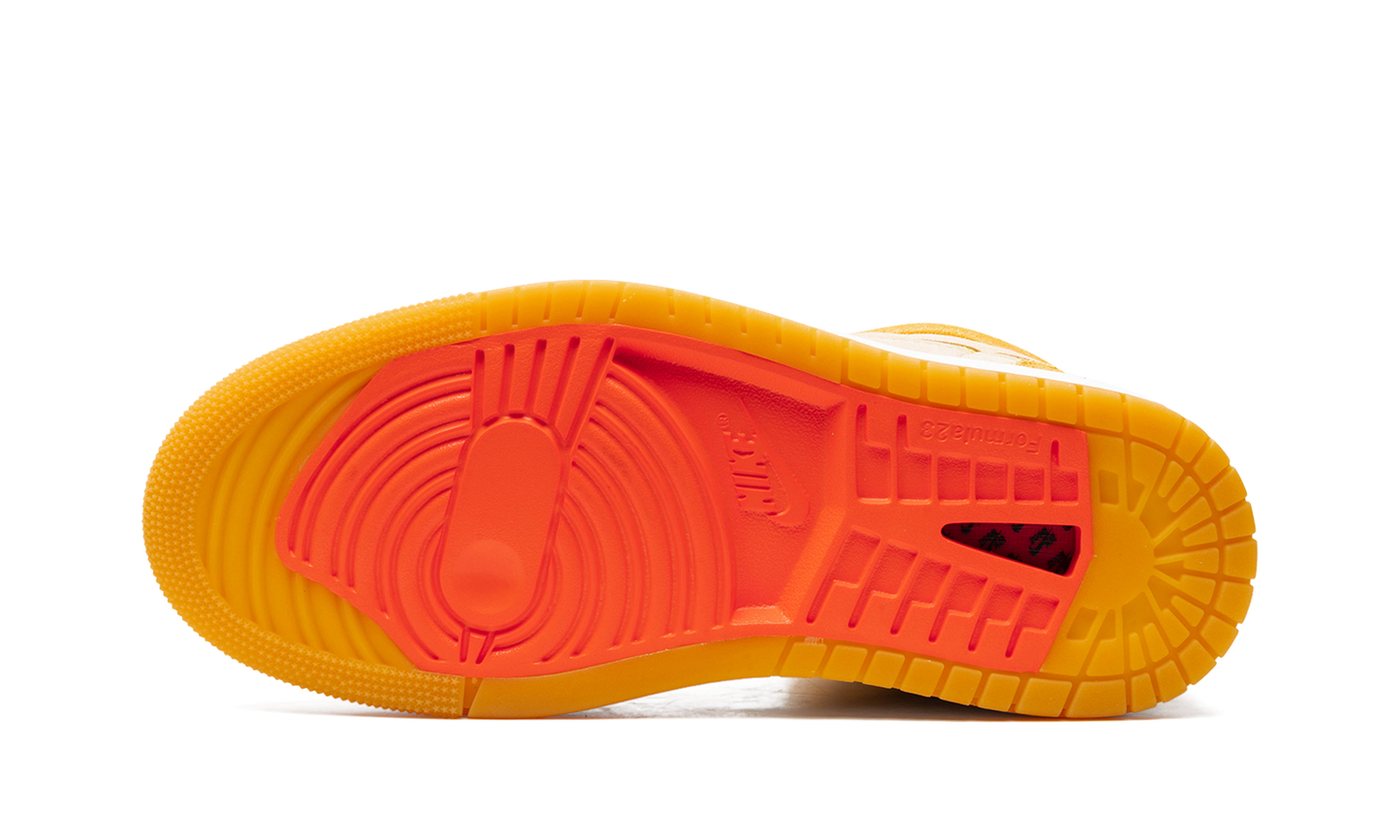 Air Jordan 1 Zoom Air CMFT 2 WMNS "Yellow Ochre/Tour Yellow-Pale Vanilla-Safety" FJ5743 700