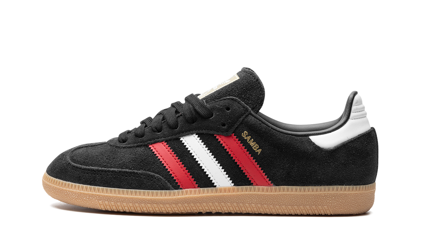Samba OG "core black/better scarlet/GUM 3"