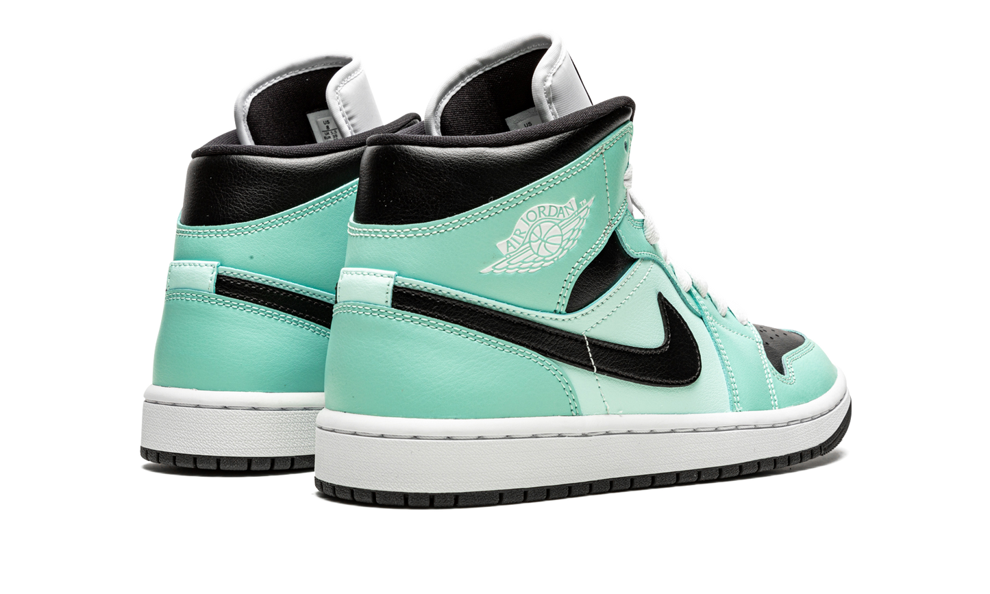AIR JORDAN 1 MID WMNS "Aqua Black" BQ6472 300
