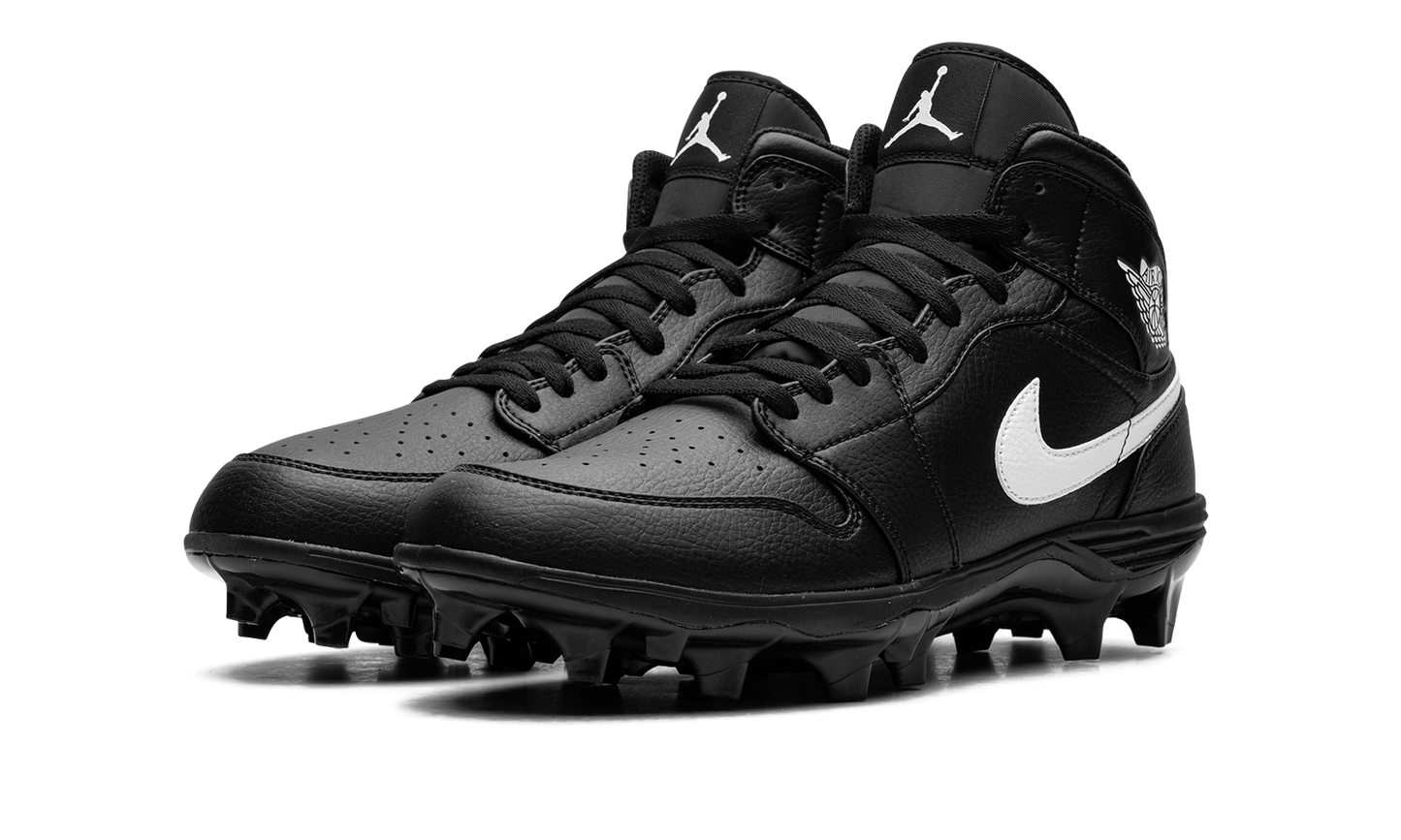 Jordan 1 Mid Cleat "Black / White" FJ6805 001