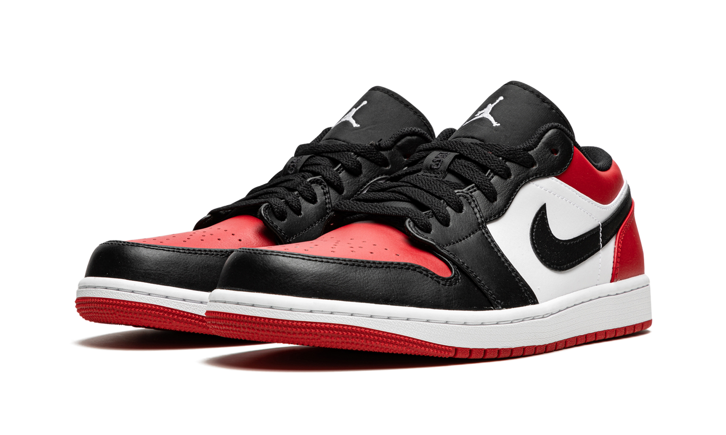 Air Jordan 1 Low "Bred Toe" 553558 612
