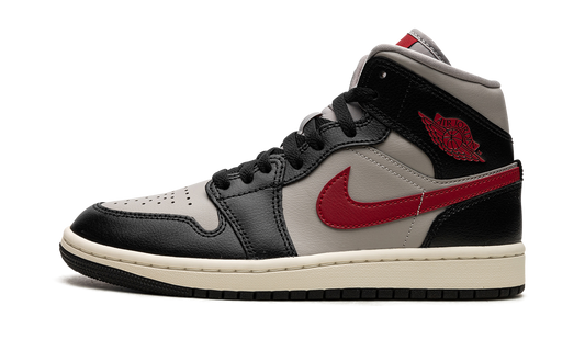 AIR JORDAN 1 MID WMNS "Black / Gym Red / College Grey" BQ6472 060