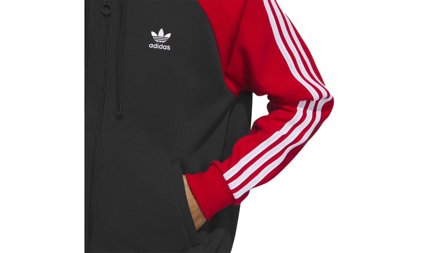 SUPERSTAR FLEECE HOODY "Black"