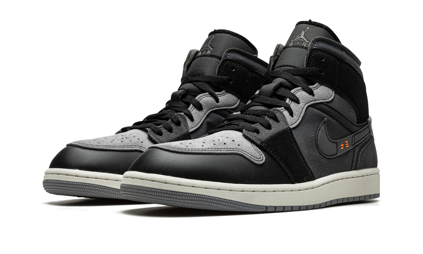 Air Jordan 1 Mid SE Craft "Inside Out - Black" DM9652 001