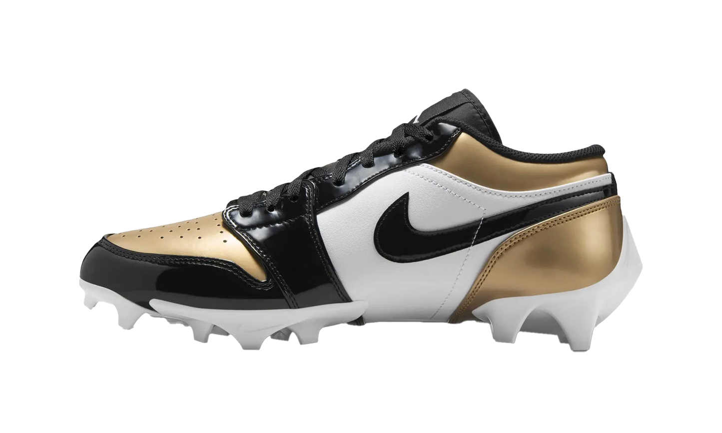Jordan 1 Low TD Cleat "Patent Gold Toe" FJ6245 701