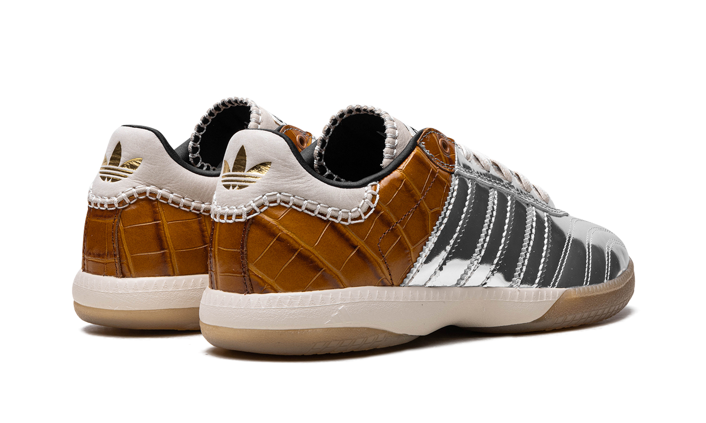 Samba Millenium "Wales Bonner - Silver Metallic / Easy Yellow"