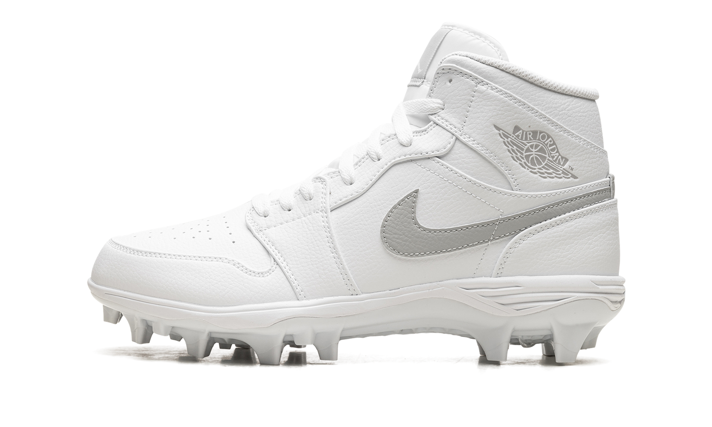Jordan 1 Mid TD Cleat "White Grey Fog" FJ6805 101
