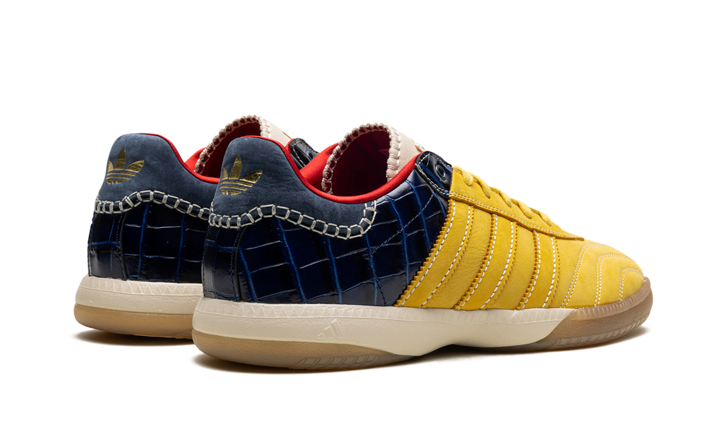 Samba Millenium "Wales Bonner - Fade Gold / Navy Croc"