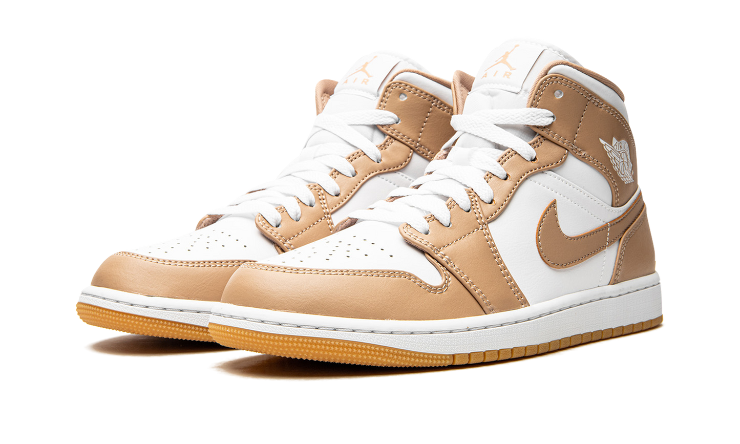 Air Jordan 1 Mid "Tan / Gum" 554724 271