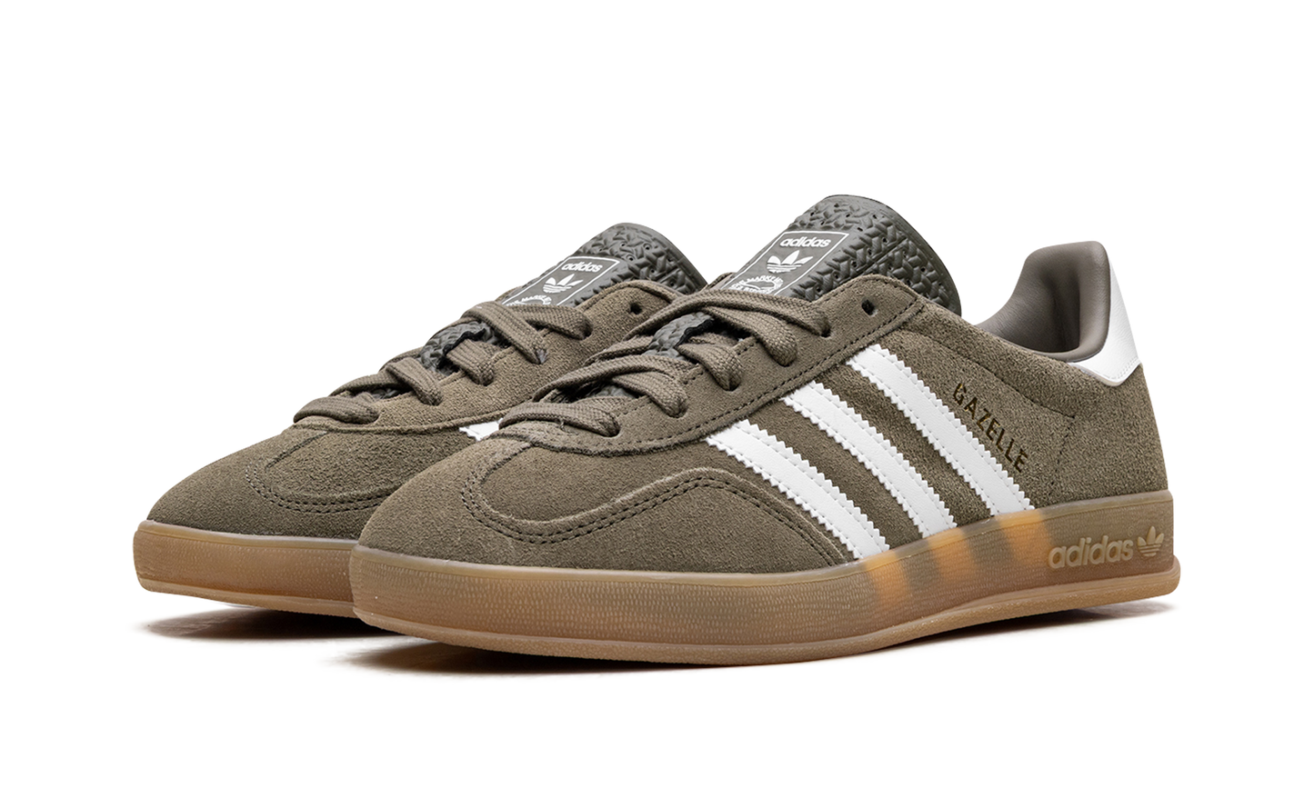 Gazelle Indoor "Olive Strata Cloud White Gum"