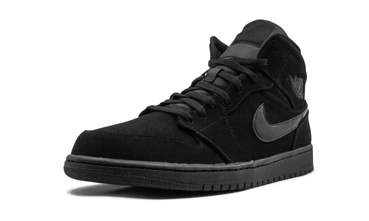 Air Jordan 1 Mid "Black" 554724 056