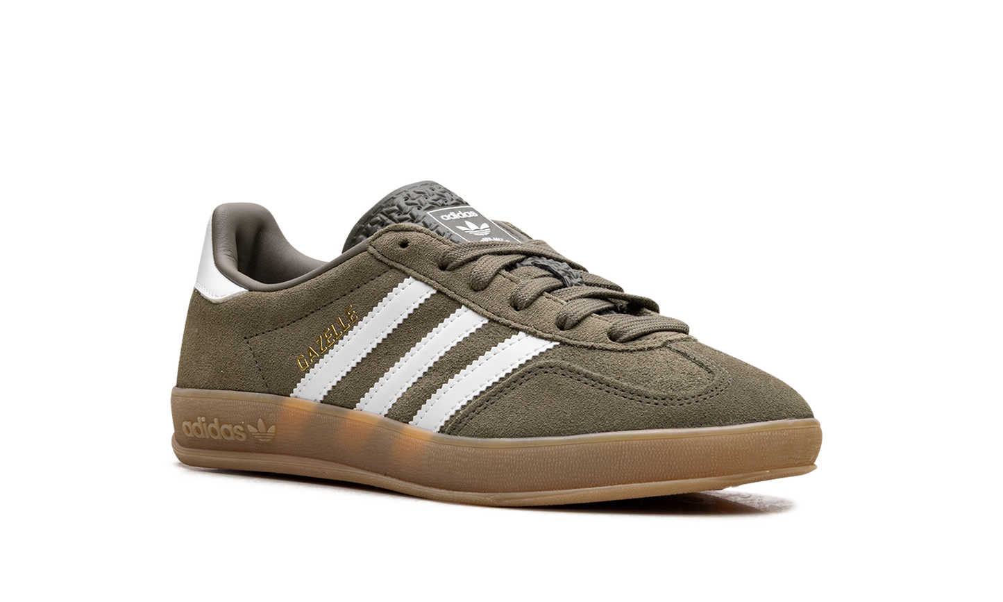 Gazelle Indoor "Olive Strata Cloud White Gum"