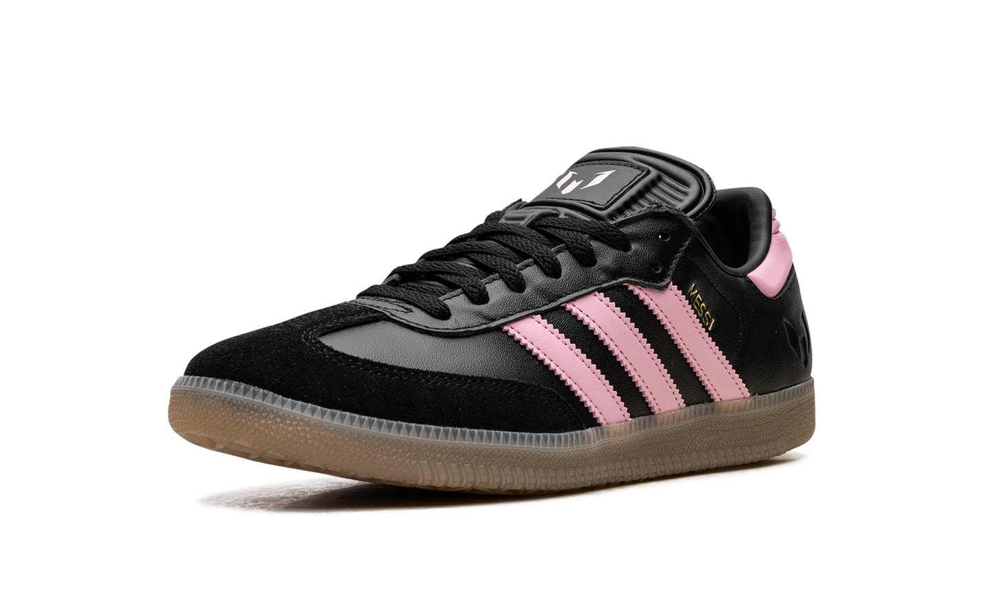 Samba Messi Indoor "Core Black / Gold Metallic / Gum"