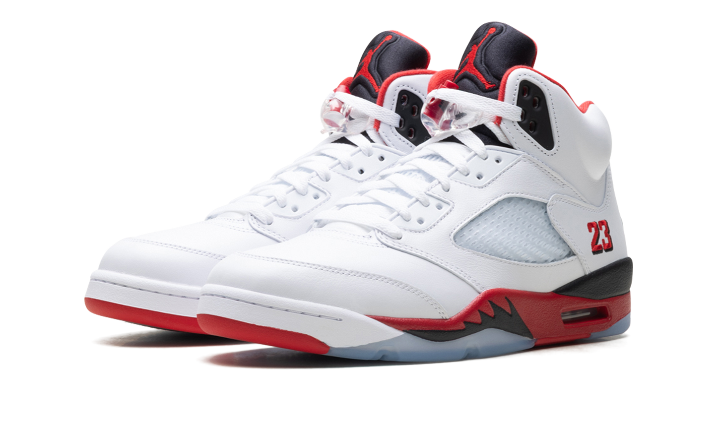Air Jordan 5 "Fire Red - Black Tongue (2025)" HQ7978 101
