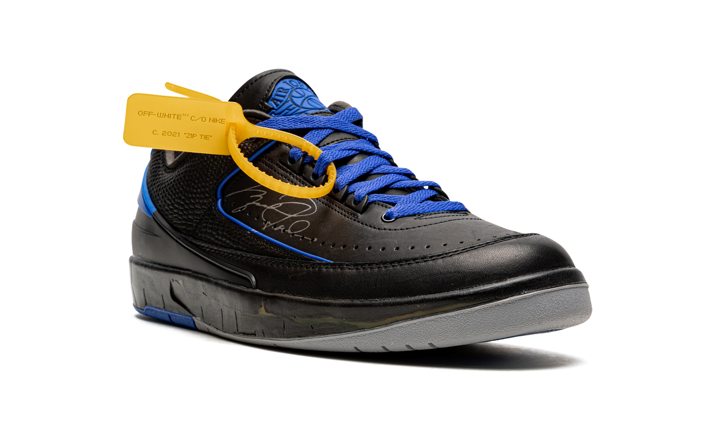 Air Jordan 2 Low OG SP "Off-White - Black/Blue" DJ4375 004