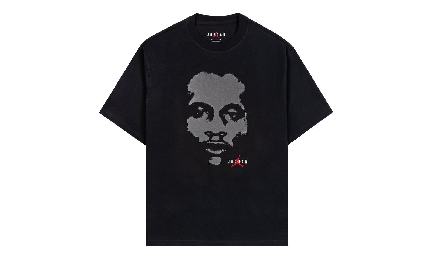 Air Jordan Gel Reflective 1985 Short Sleeve Tee "Noir / Gym Red" HV5091 045