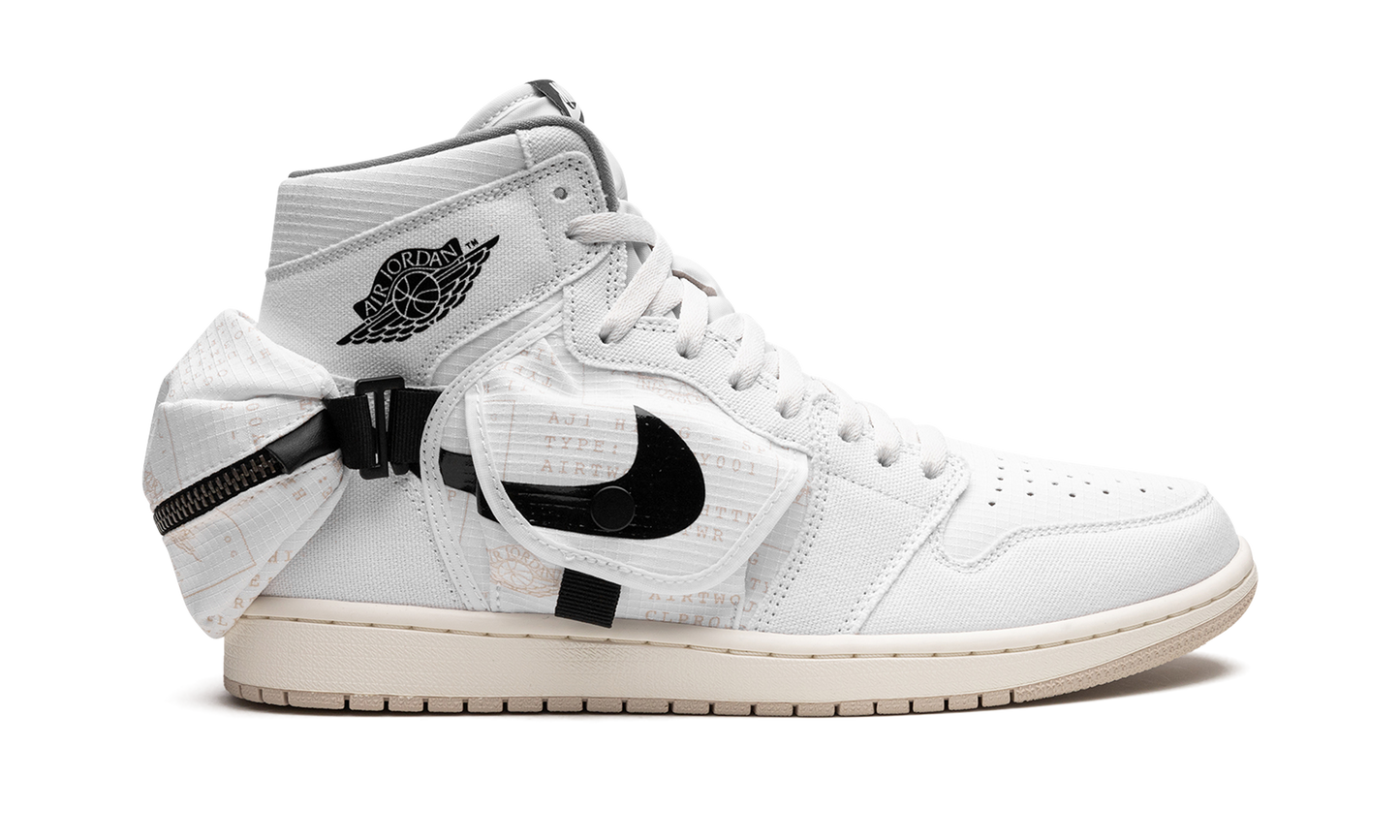 Air Jordan 1 Utility "WHITE BLACK"