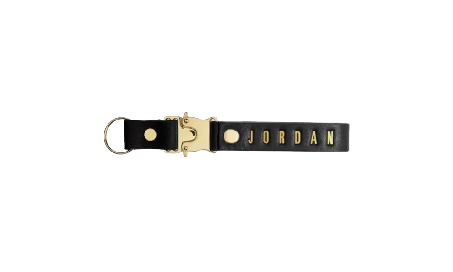 Luxe Lanyard Detachable Key Ring Unisex Style : J1002003 "BLACK/GOLD" J1002003 075
