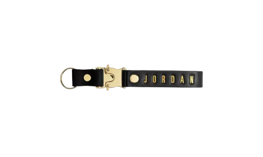 Luxe Lanyard Detachable Key Ring Unisex Style : J1002003 "BLACK/GOLD" J1002003 075