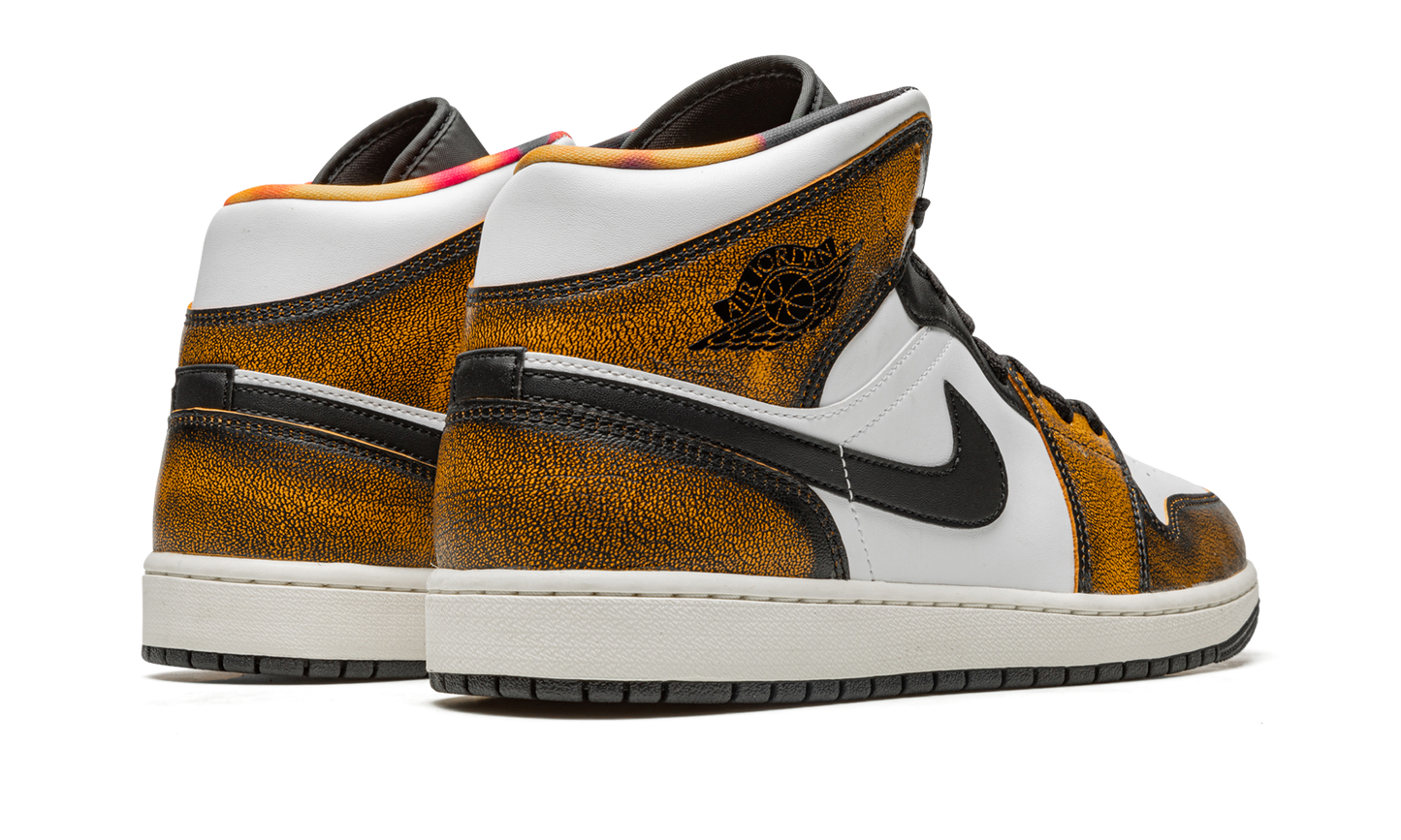 Air Jordan 1 Mid SE "Orange Wear Away" DQ8417 071