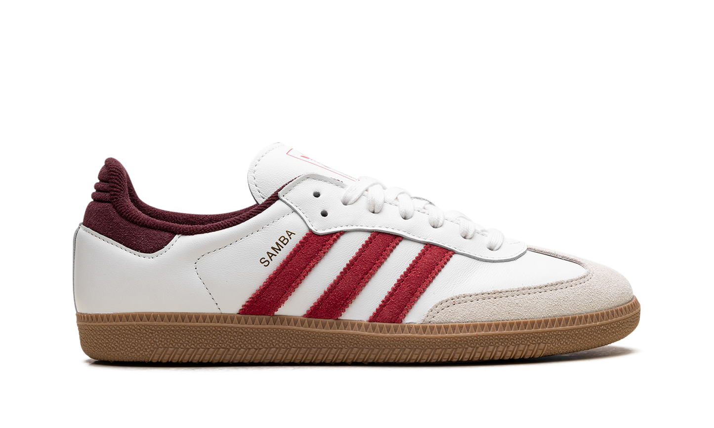 Samba OG "Core White Better Scarlet"