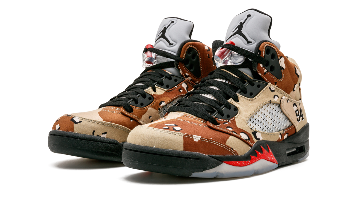 Air Jordan 5 Retro Supreme "Camo" 824371 201