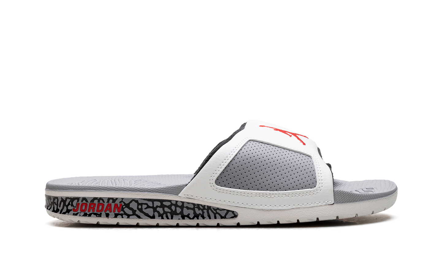 Air Jordan Hydro 3 Retro Slide "White Cement" 854556 101