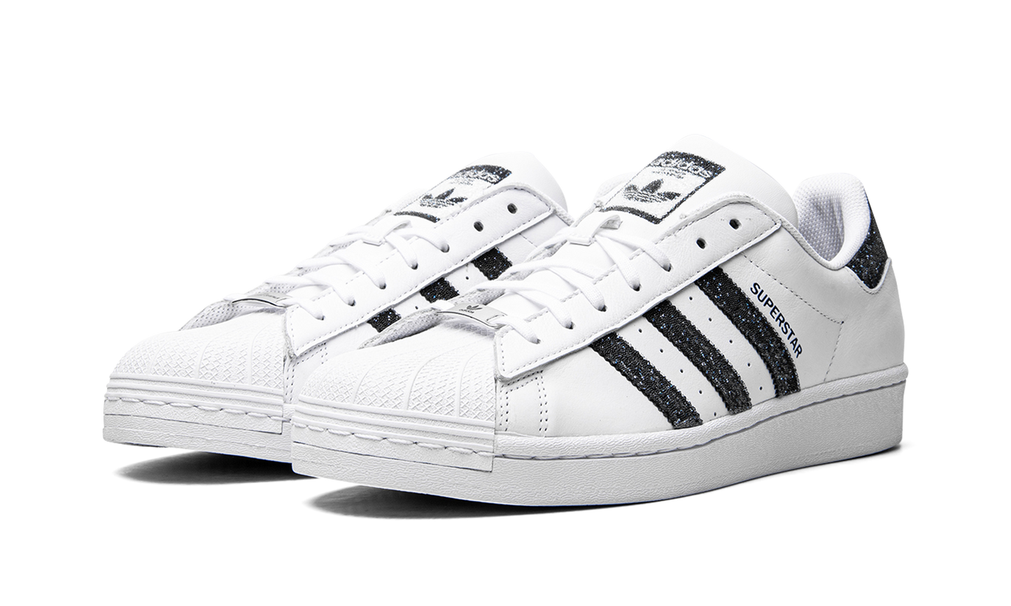 Superstar i "Swarovski White Black"