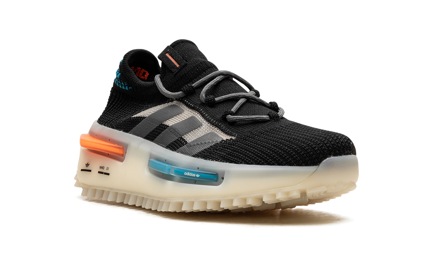NMD S1 "Core Black / Blue / Orange"