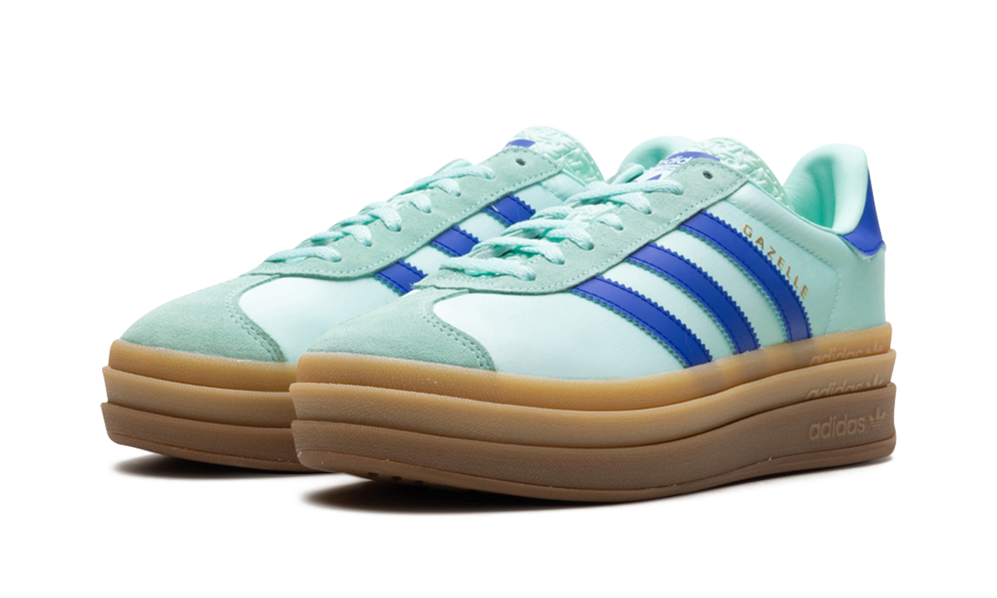 Gazelle Bold WMNS "Clear Mint Lucid Blue Gold Metallic"