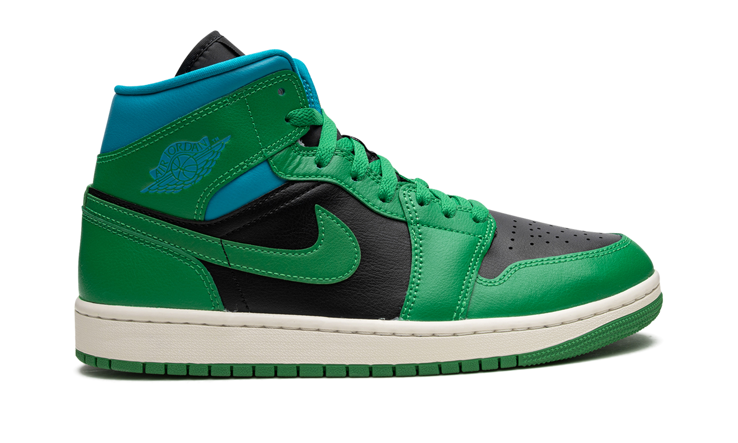 AIR JORDAN 1 MID WMNS "Lucky Green Aquatone" BQ6472 033