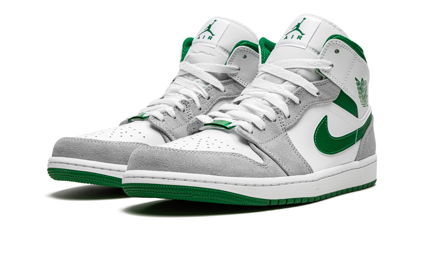 Air Jordan 1 Mid SE "Grey / Pine Green / White" DC7294 103