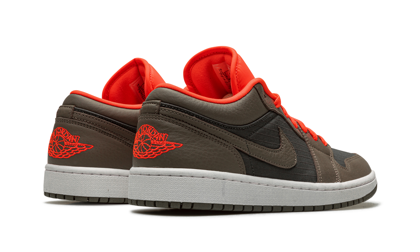 AIR JORDAN 1 LO SE WMNS "Black / Olive/ Bright Crimson" DQ6076 002