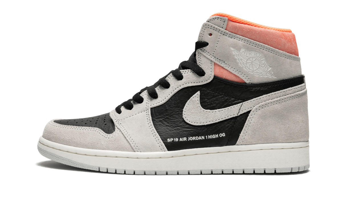 Air Jordan 1 Retro High OG "Neutral Grey/Hyper Crimson" 555088 018