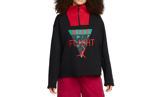 Jordan x Nina Chanel Abney Women's Funnel Neck Top "Black" do4156 010