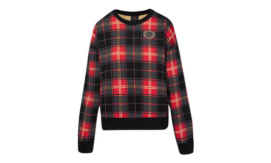 Brooklyn Women's Fleece Crew Womens Style : Dv1996 "Fire Red/Dk Driftwood" DV1996 612