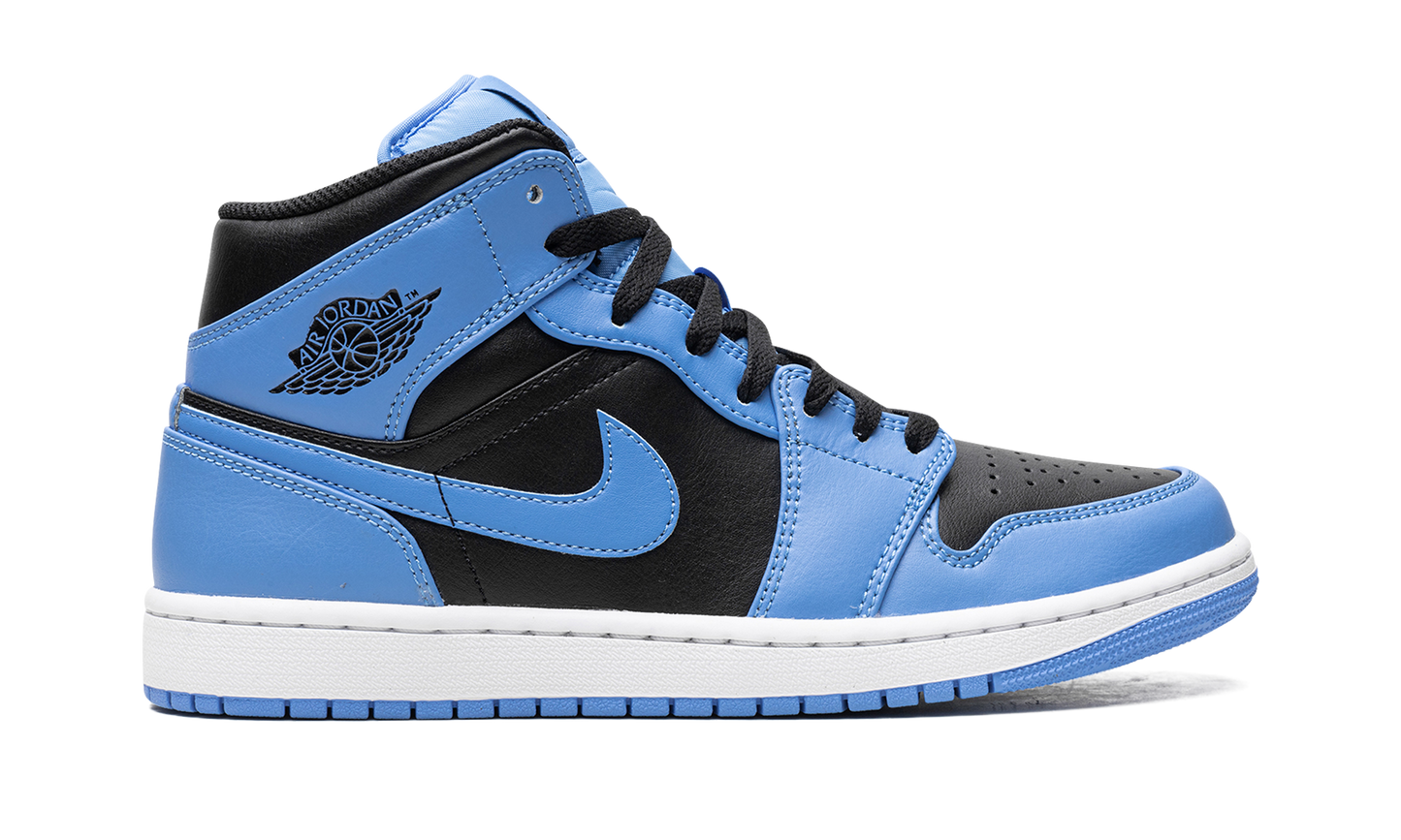 Air Jordan 1 Mid "University Blue Black" DQ8426 401