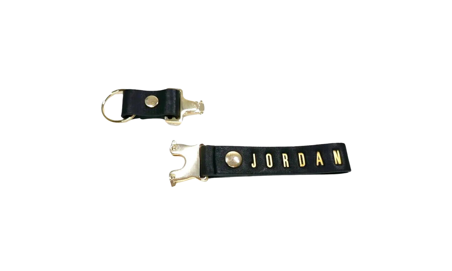 Luxe Lanyard Detachable Key Ring Unisex Style : J1002003 "BLACK/GOLD" J1002003 075