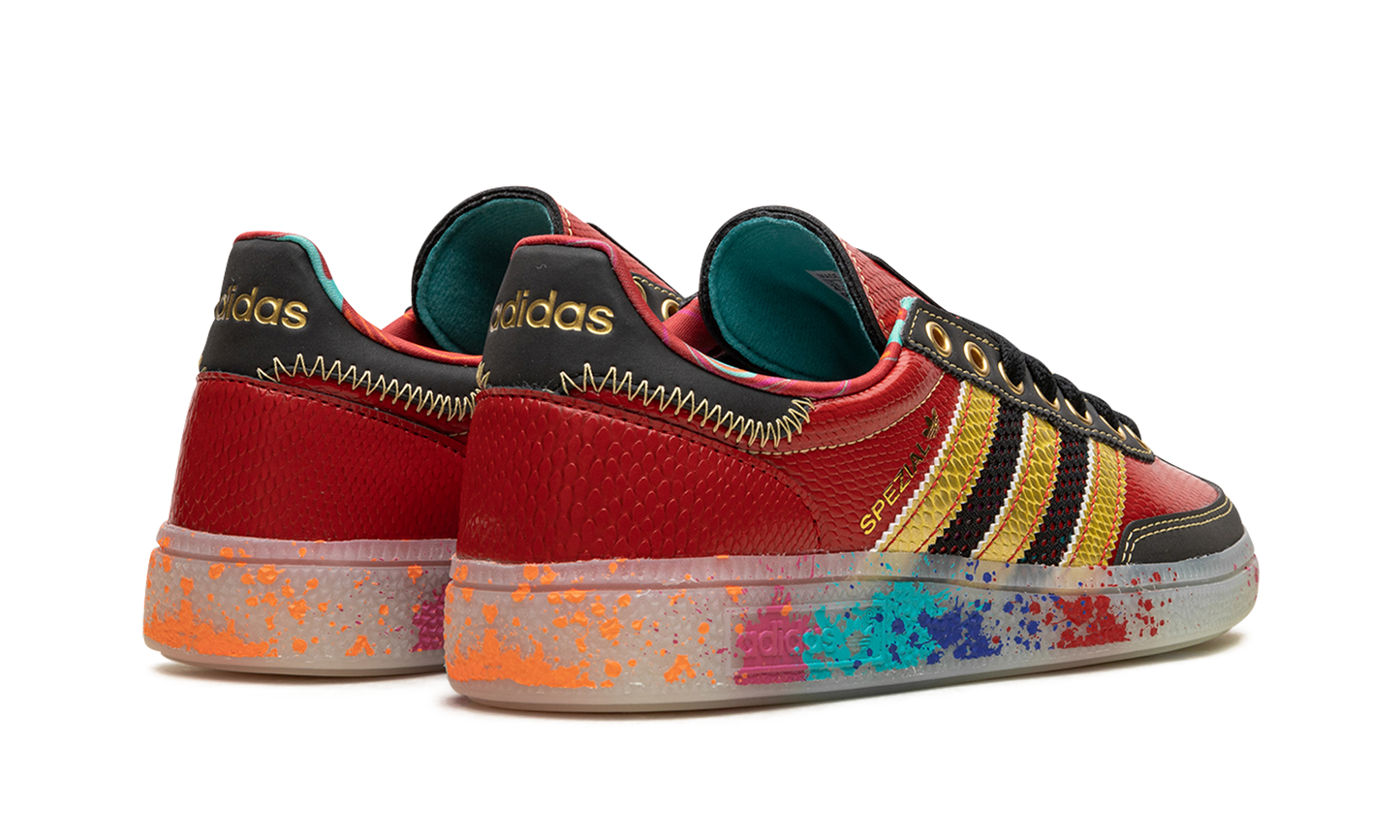 Handball Spezial "S.E.E.D. - Scarlet Gold Paint Splatter"