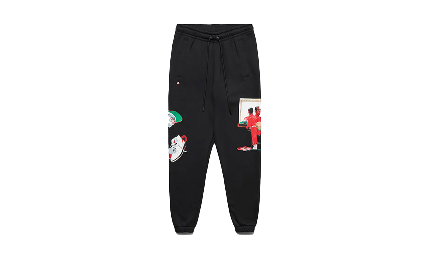 Artist Series By Jacob Rochester Fleece Pants "Black/Sail/University Red" DV1601 010