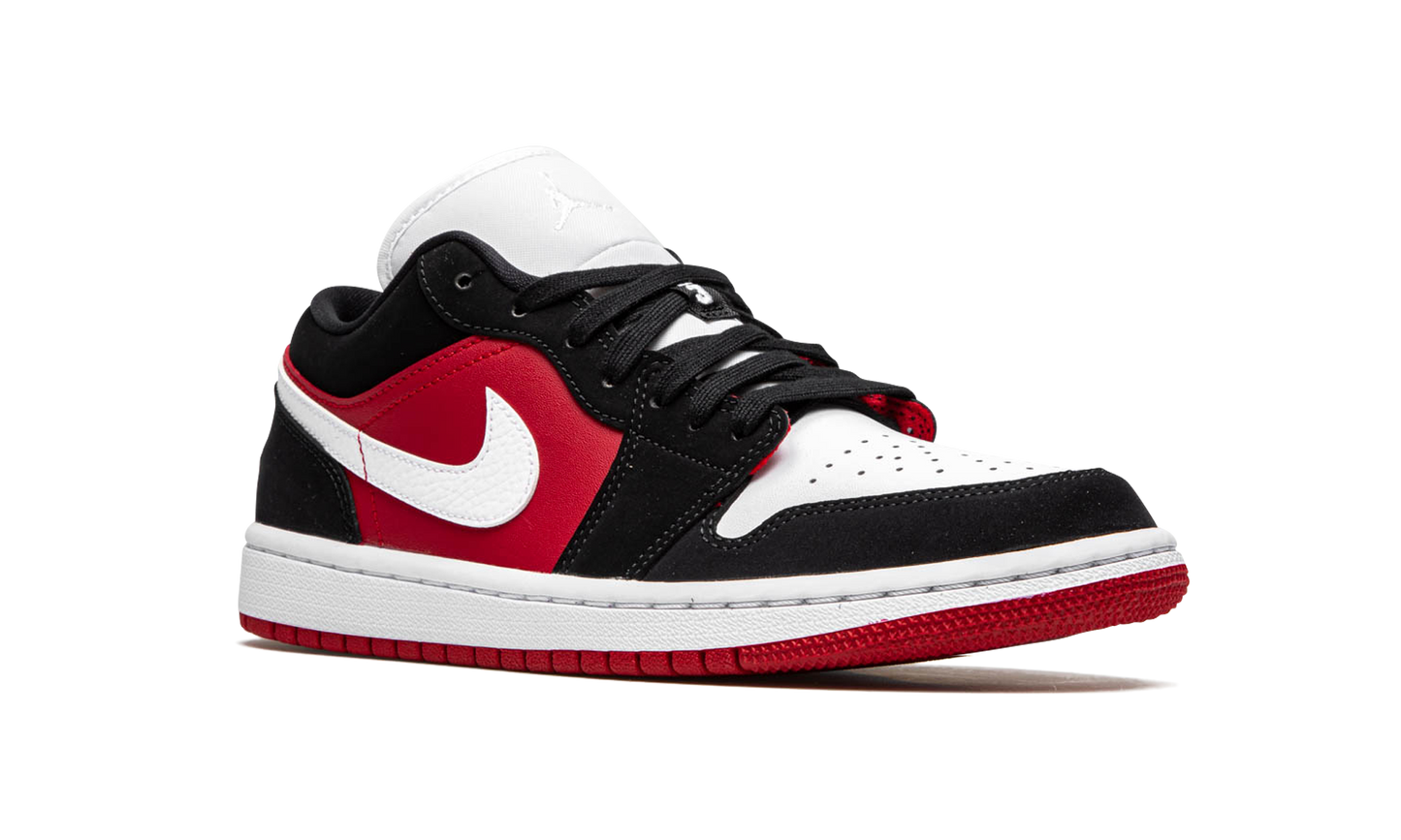 AIR JORDAN 1 LO WMNS "Black / White / Gym Red"