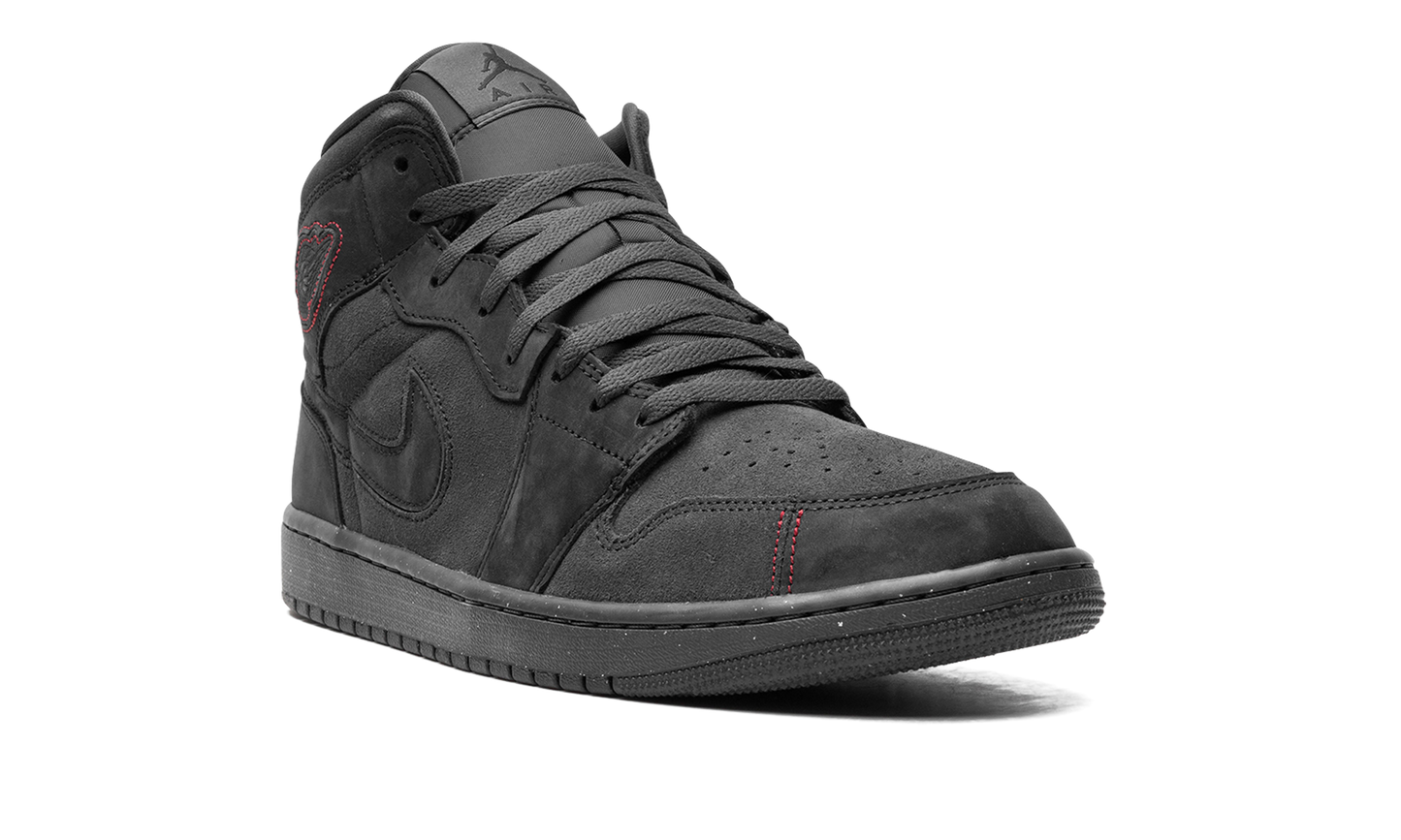 Air Jordan 1 Mid SE Craft "Dark Smoke Red" FD8634 001