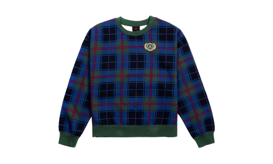 Brooklyn Women's Fleece Crew Womens Style : Dv1996 "GREEN/BLUE" DV1996 333