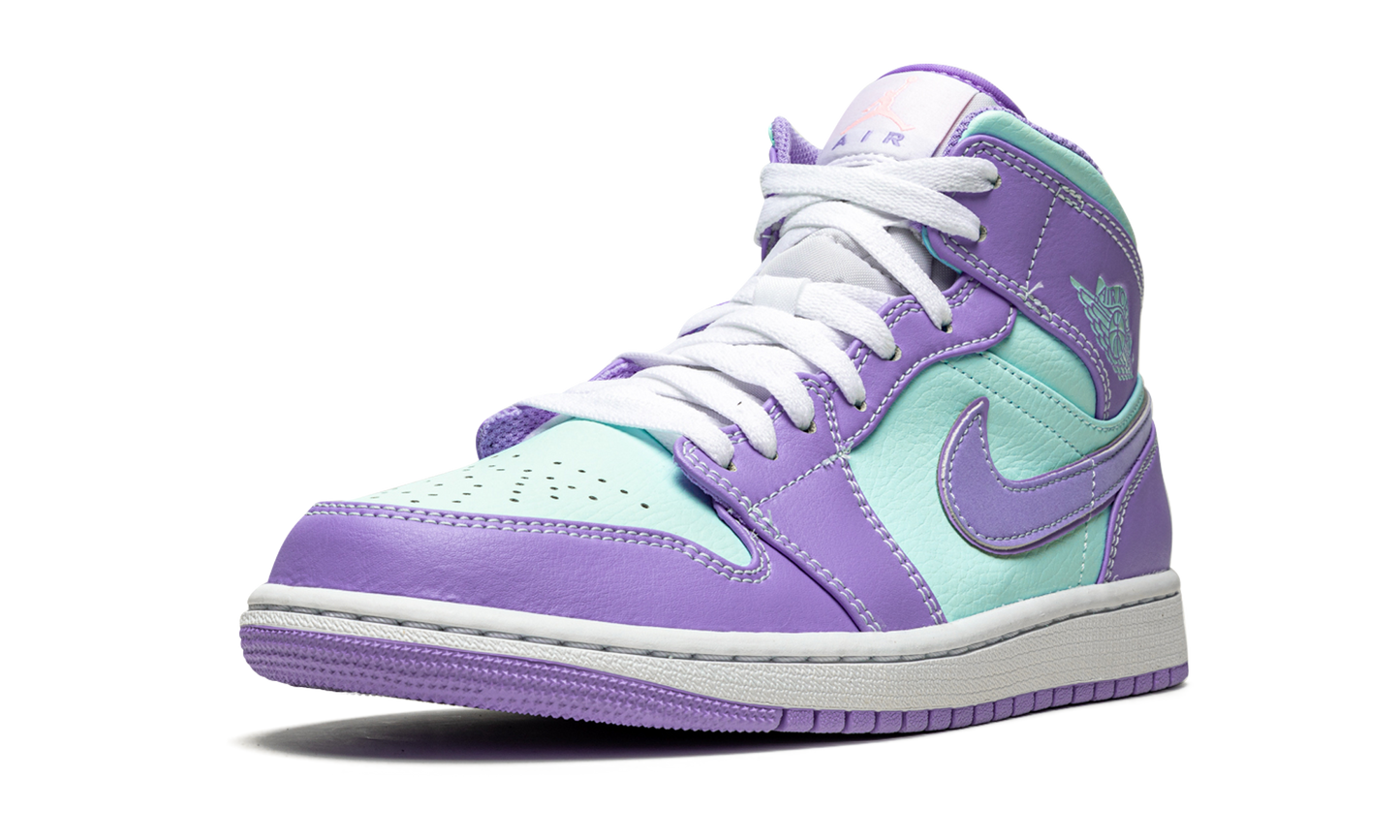 Air Jordan 1 Mid "Purple Pulse / Glacier Blue" 554724 500