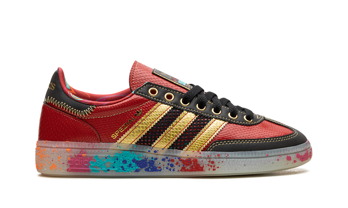 Handball Spezial "S.E.E.D. - Scarlet Gold Paint Splatter"