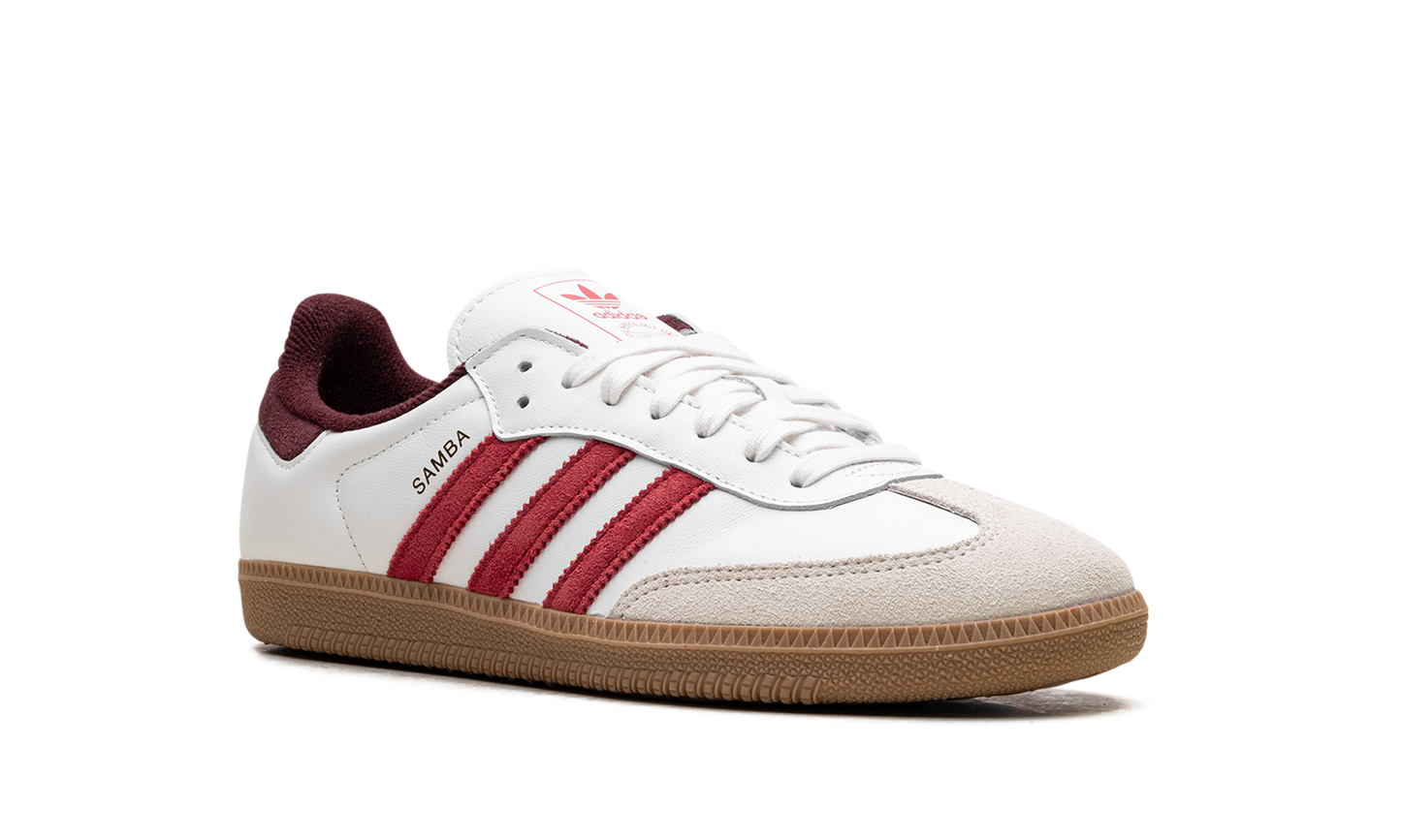 Samba OG "Core White Better Scarlet"